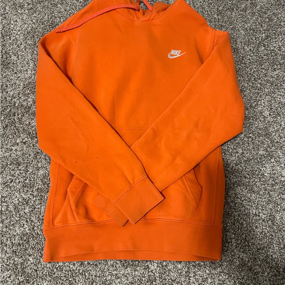 Nike orange hoodie